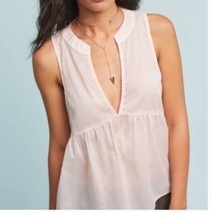 Cloth & Stone Selena Pink Top Sz S